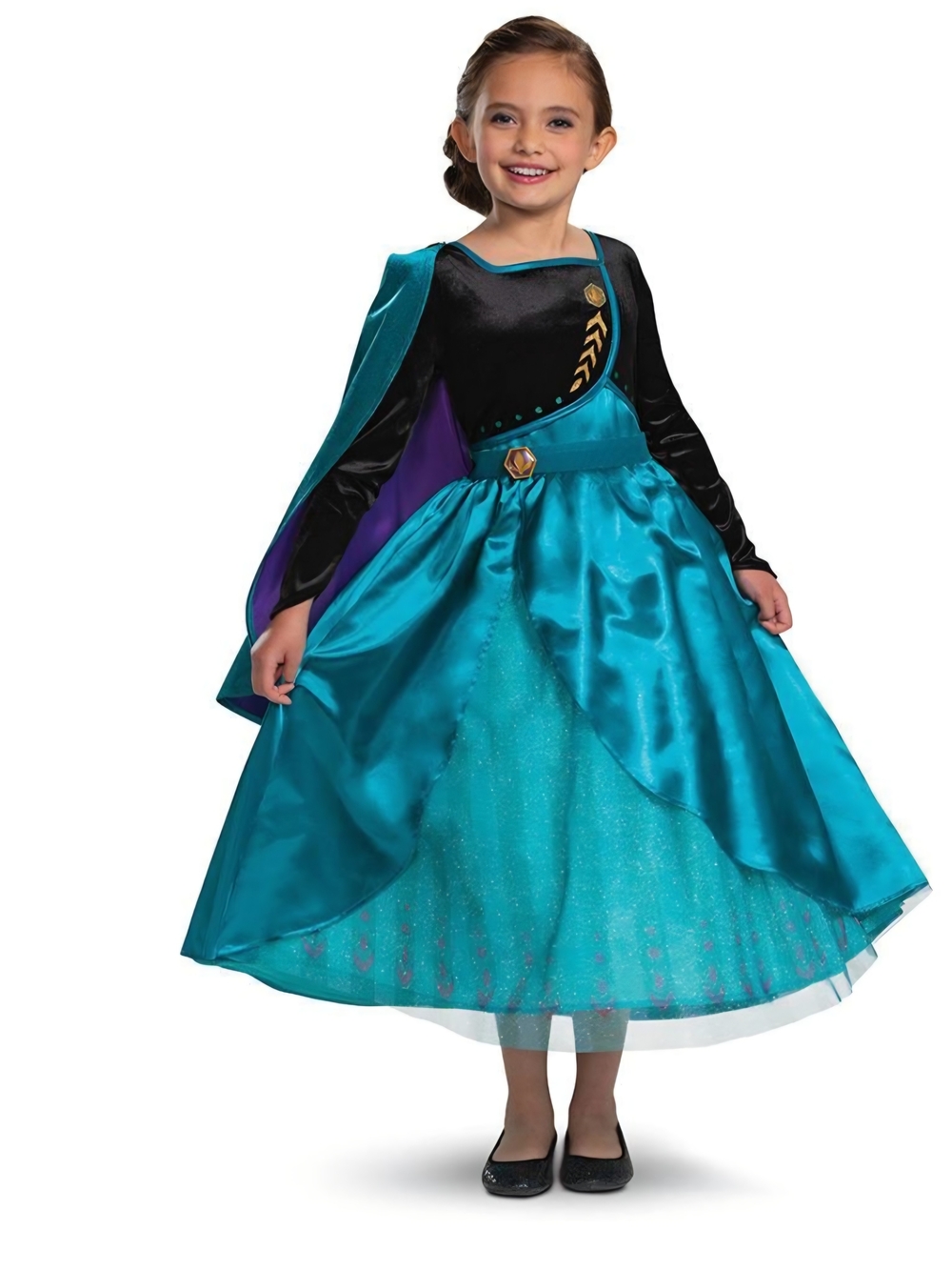 Frozen Queen Anna Girls Halloween Costume Size Medium 7-8 NEW